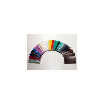 Colored clear acrylic plate