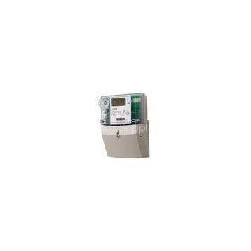 PC Plastic Secure Single Phase Energy Meter , kilowatt hour meter with BS / DIN layout