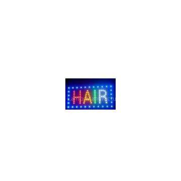 led hair signs