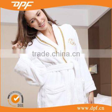 Hooded Microfiber bathrobe For Spa/ Hotel/Hospital