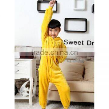 Pokemon Pikachu Anime Flannel Pajama Kid Onesie Unisex Homewear