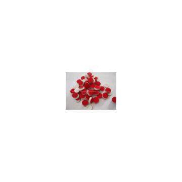 Red PTFE/white Silicone Septa 8*1.5mm