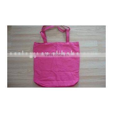 100% pink cotton bag