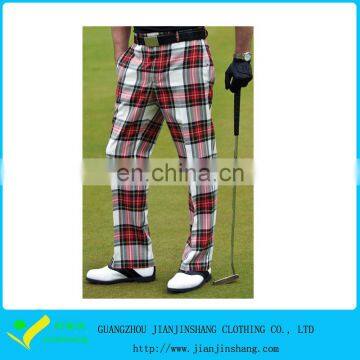 Classical Style 100% Polyester Sublimation Golf Pocket Design Trousers