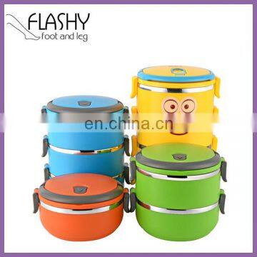 Round Shape Multi-layer Lunch Box Multi-layer Stainless Steel Lunch Box