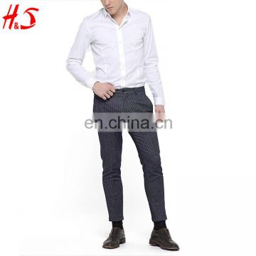 Mens Fashion Pants High Quality Cropped Man Trousers