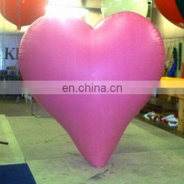 big red heart shape inflatable balloon for sale