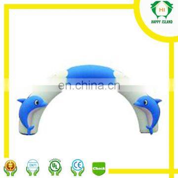 Promotion equipment dolphin themed inflatable arch