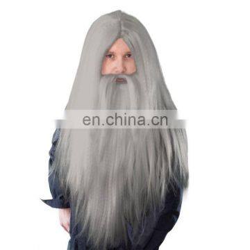 Halloween Carnival Party Wizard Wig for Adults photo-2