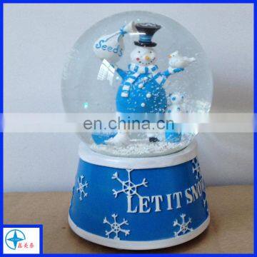 resin snowman statue