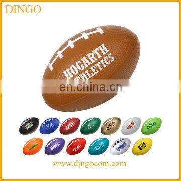 New design printed football stress ball keychain