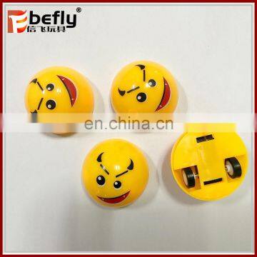 Vending pull back emoji toys plastic in bulk