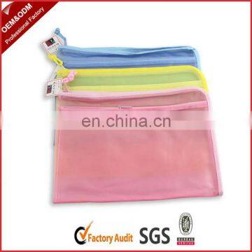 Wholesale OEM cheap school PVC document bag for promotion