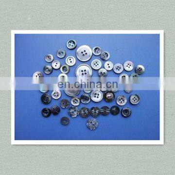 30mm Fashion Embossed Crest Gold Metal Button With Pearls photo-3