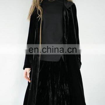 New Arrival Style Customized Long Women Winter Hoodie Velvet Coats photo-2