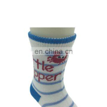 China Manufacture Custom Design Patterns 100% Cotton Baby Socks photo-4