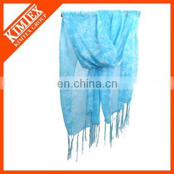 Chiffon customized pashmina brand scarf