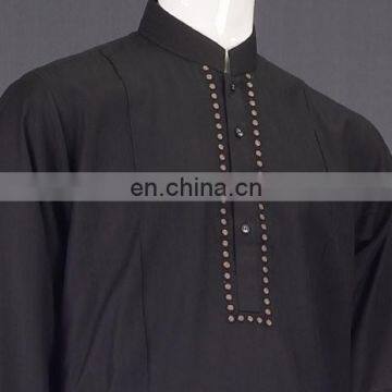 Mens Shalwar Kameez with stones Suits,High quality fashion mens shalwar kameez - Men's Shalwar Kameez Suit with Embroidery