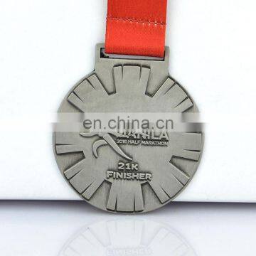 Custom Design Color Brilliancy Marathon Running Title Sport Ranked Race Metal Medal photo-6