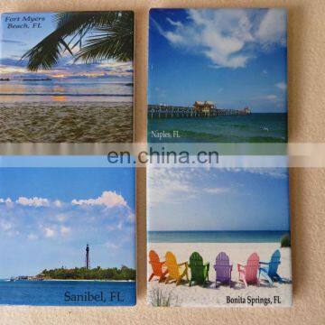 Square Customized Heat Transfer Absorbent Ceramic Beer Coasters With Logo photo-2