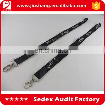 Single Custom Fashional promotional printed Black Neck Lanyards