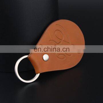 Promotional Gift Custom Logo Leather Keychain photo-5
