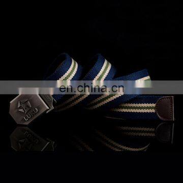 CAV10 Wholesale Customized High Quality Navy Woven Belts Small MOQ photo-5