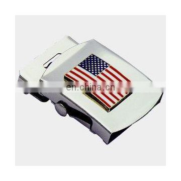 manufactured in China metal custom country flag belt buckle