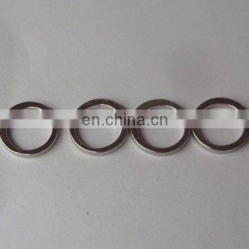 2016 Newly Design Metal Cloth Garment Accessory Metal Brand Label With Low MOQ photo-6