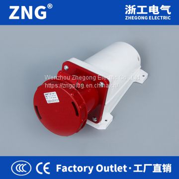 Surface Mount Industrial Socket 63A 3P+PE