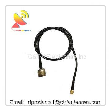 RF coaxial cable assembly N plug connector antenna adapter to SMA plug connector RG58 50cm