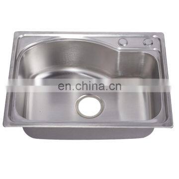 5842 Special design custom size stainless steel single bowl corner kitchen sink