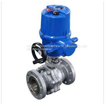 Flange Ball Valve With Electric Actuator Water Control Valves q941y-10c q941y-16c q941y-25c q941y-40c