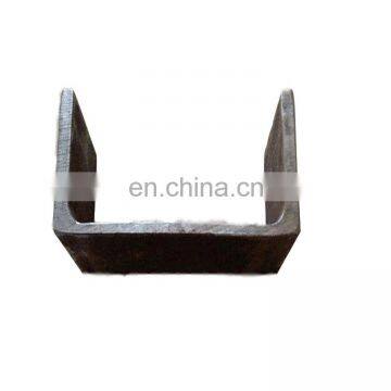 8# 10# 12.5# hot rolled MS U-shape steel channels section with 5-7% tolerance factory prices