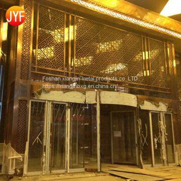 Jyf0044 Living Room Furniture Stainless Steel Indoor Wall Partition Dividers Laser Cut Carving Feature Decorative Metal Screens