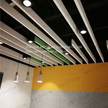 Acoustical Ceiling Suspension Systems Sound Absorbing Ceiling Baffle Boards Of Office, Meeting Room, Cinema, Gymnasium, School, Etc photo-3