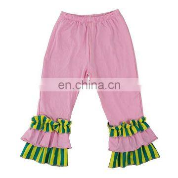 Toddler Baby Girls Icing Ruffle Leggings Pants Cotton Tights Active Trousers 3 Pleats