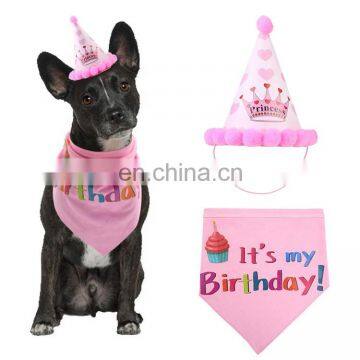 Cute pet hats cap birthday pet party hat dog bandana