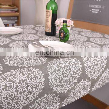 Cotton Linen Tablecloth Cotton Christmas Tablecloth African Flower Tablecloths photo-7