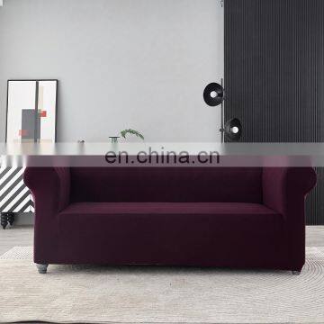 Wholesale Customized Modern Clean Four Seasons Stretch Elastic Magical Fit Sofa Protector Cover for Home photo-2