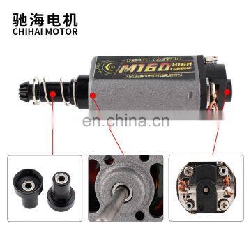 Chihai Motor CHF-480WA M160 N35 NdFeB Magnet High Twist Type High Torque AEG Motor Long Axis for Airsoft AK M16/M4/MP5/G3