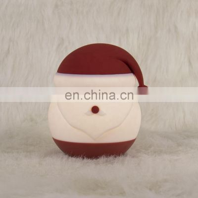 Electronic Gadget Santa Claus color changing fancy led night lamp custom home decor for Christmas decoration