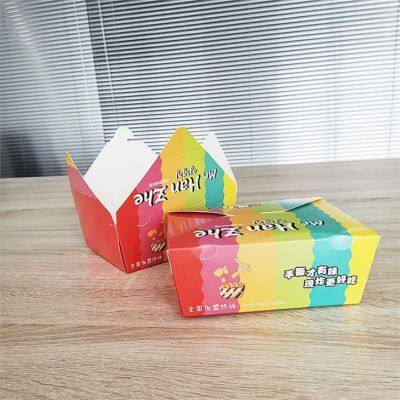 recyclable lunch box with colorful images