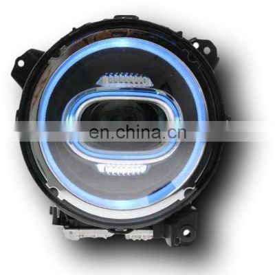 Modified full led headlamp headlight with streamer turns and with a touch of blue function for Jeep Wrangler JL 2018-2021