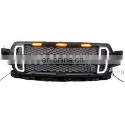 front grille for f150 2018-2019 pickup with grille lamp