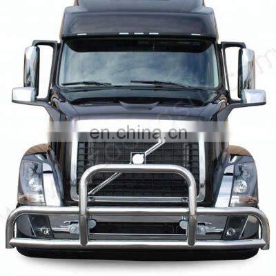 304 stainless steel Deer Guard Chrome With Bracket Grill Guard Semi Truck Bumper for Cascadia volvo vnl 2020+
