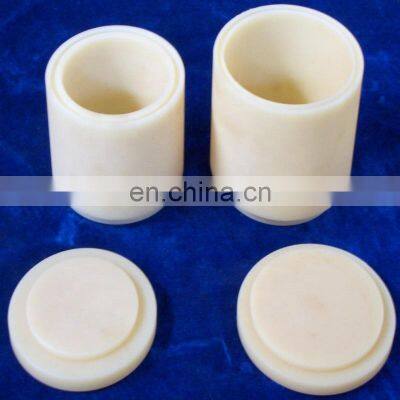 Custom plastic nylon flanged pipe sliding bushing sleeve