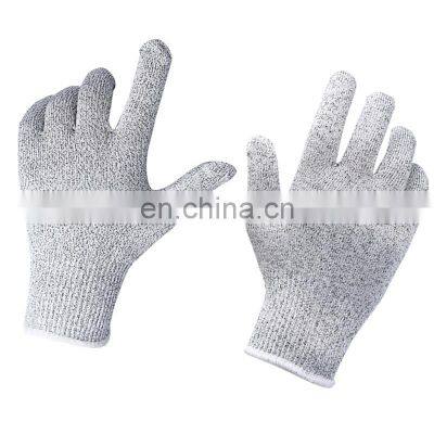 HY 13G Gants Level 5 Grade Cut Resistant Glove Abrasion Resistant Gloves Antiskid Anti Cut Latex Gloves