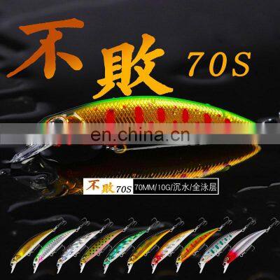 Top Quality Fishing Lure Hard 70mm10g Lure Minnow Floating Plastic Lure Wholesale photo-5