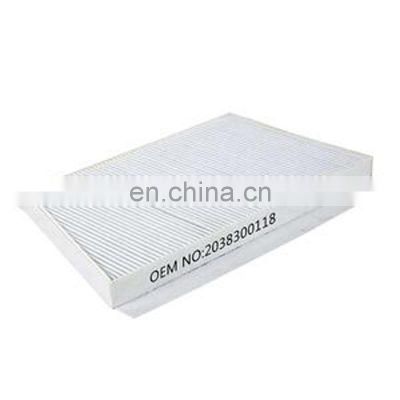 W203 Air Conditioner Filter For Mercedes-Benz C180 C200 C260 C300 Air Conditioner Filter 2038300118